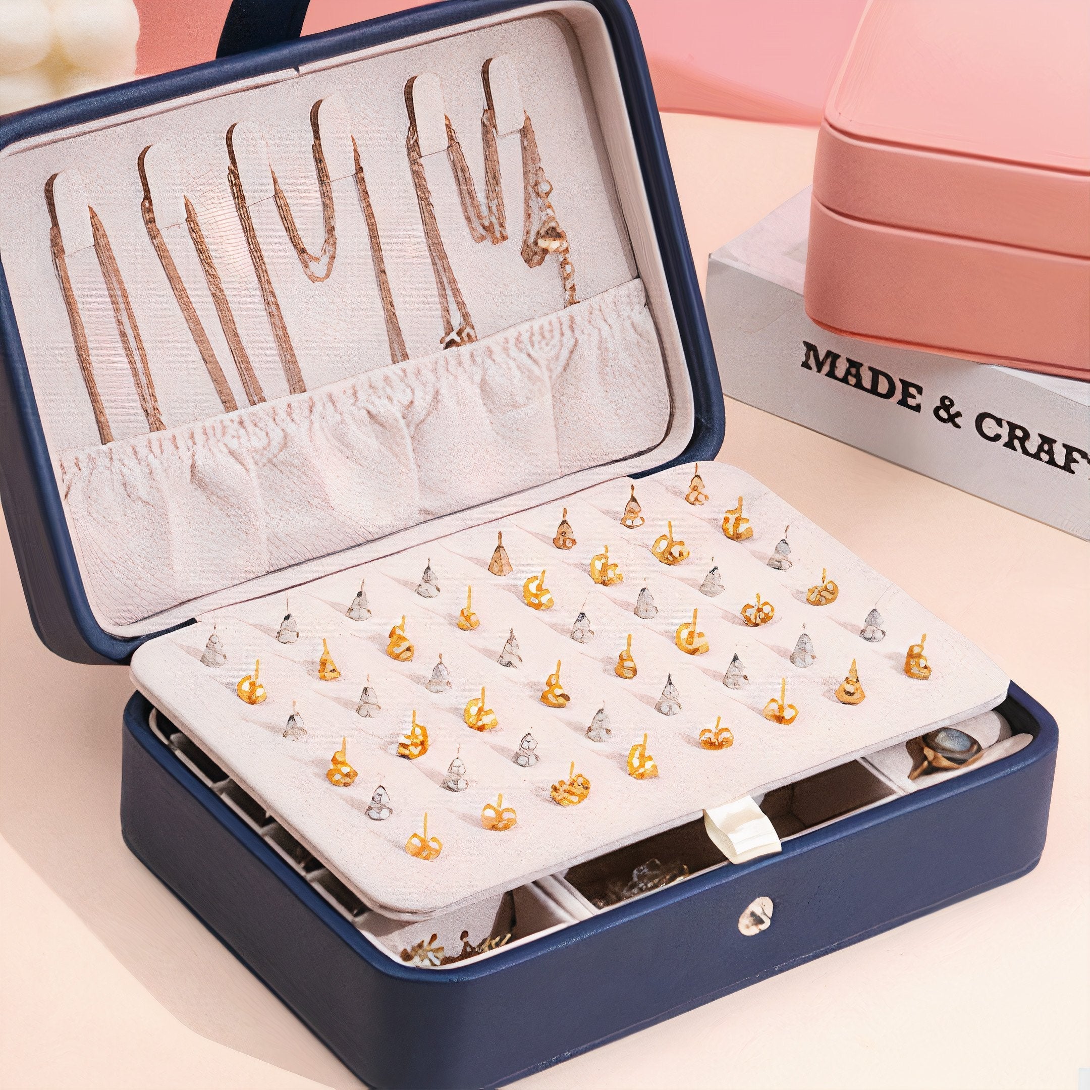 Handmade Travel Jewelry Organizer